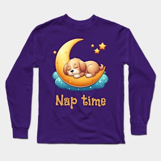 Puppy dog nap time Long Sleeve T-Shirt